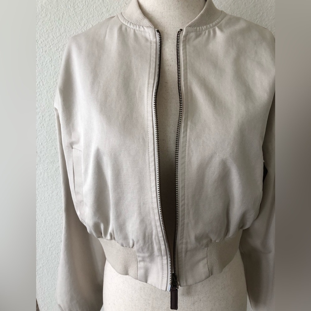NORDSTROM + EDIKTED - Crop Bomber Jacket - Picture 3 of 15